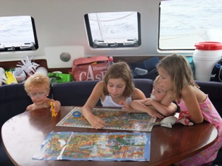 Enfants dans le carré