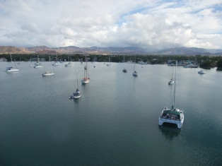 Mouillage de Salinas : depuis le mt