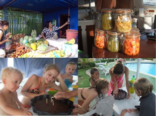 Marché, conserves et anniversaires