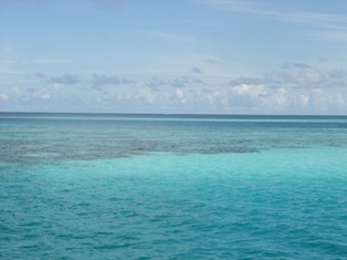 L'eau bleue