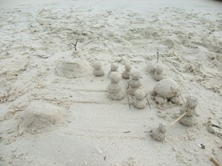 Mon village en sable