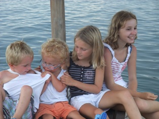 Les enfants à Calivigny