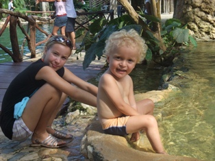 Lucas et Valentine à Cano Hondo
