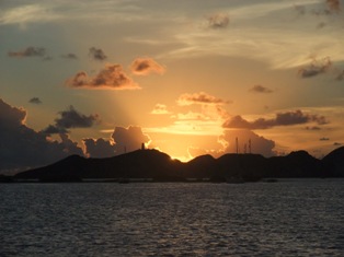 Coucher de soleil sur Grand Roque